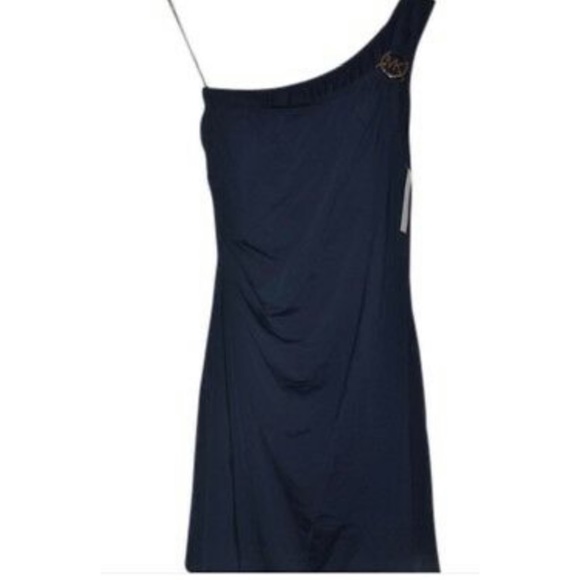 MICHAEL Michael Kors Other - Michael Kors navy one shoulder swim cover up